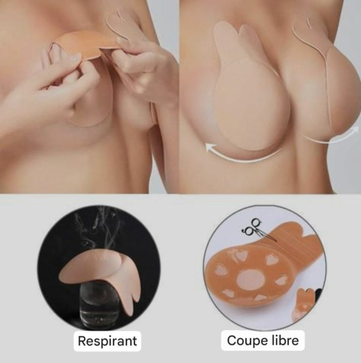 LiftUp Sénégal – Patch Invisible Rehausseur de Poitrine | Tenue Parfaite Sans Soutien-Gorge